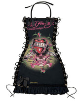 ED HARDY BLACK & PINK LOVE KILLS SLOWLY DRESS