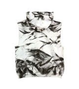 WHITE BROOKLYN  SLEEVELESS HOODIE