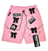 RTS PINK CHANTILLY SHORTS // SIZE SMALL