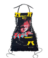 CHUCKY REWORKED LACE-UP MINI DRESS