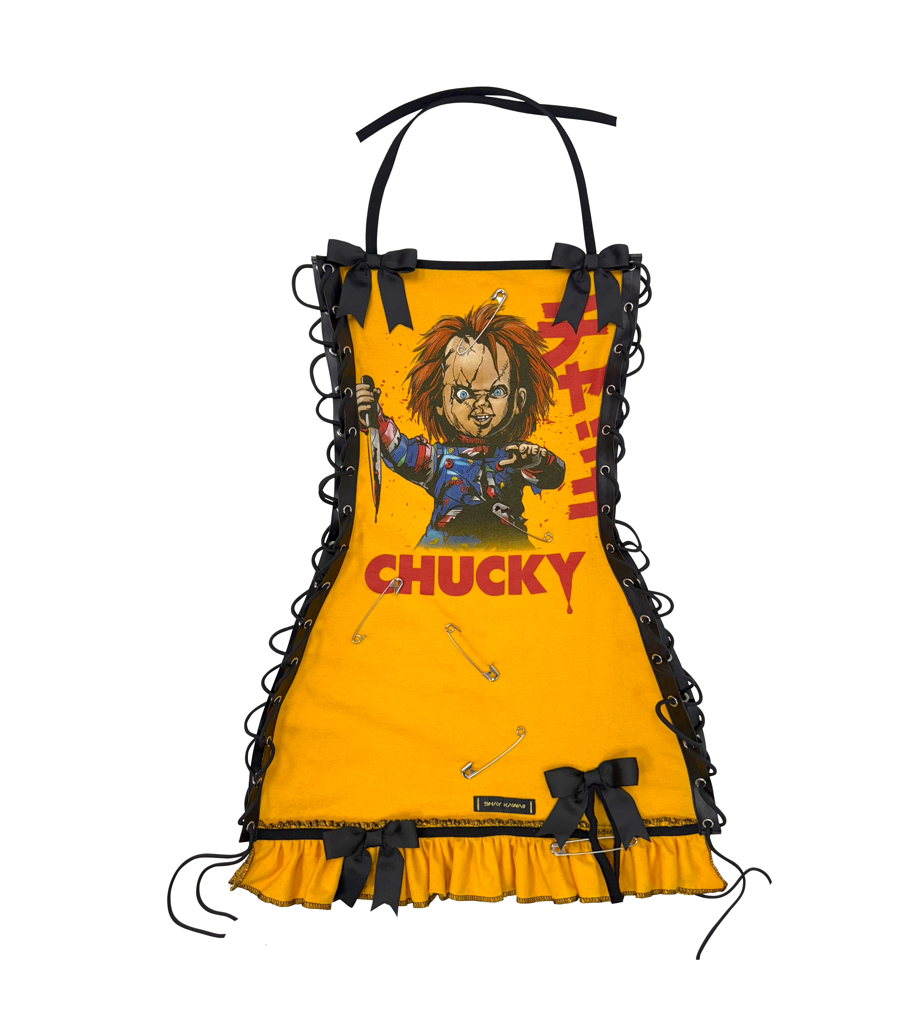RTS CHUCKY YELLOW DRESS // SIZE SMALL