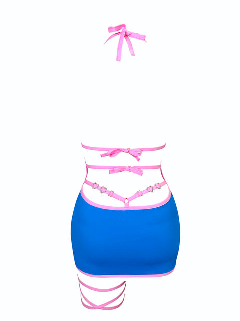 Cotton Candy Mini Dress - Pink