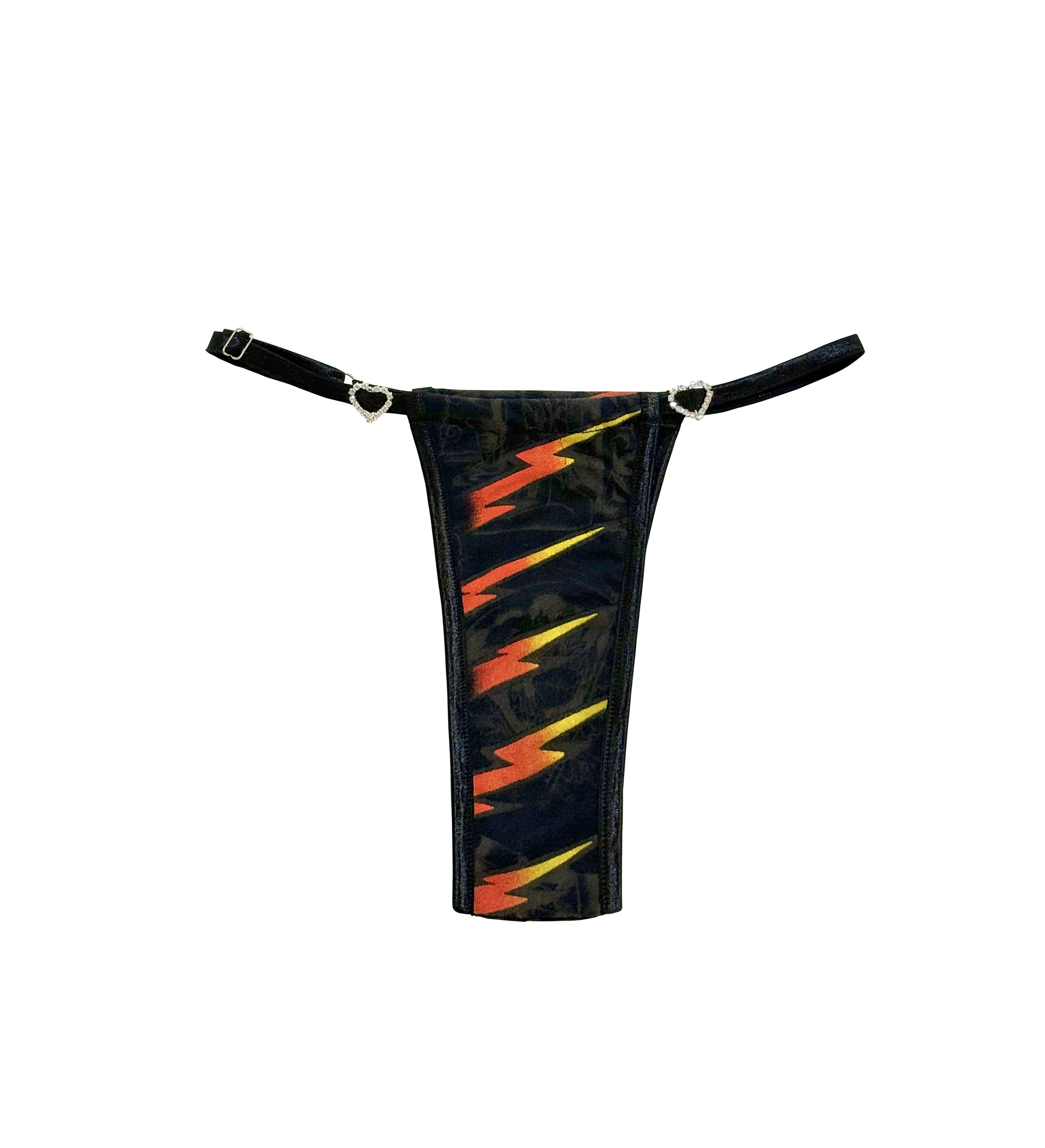 ED HARDY BLACK & RED GOTHIC SKIRT SET