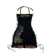 ED HARDY TIGER BLACK DRESS