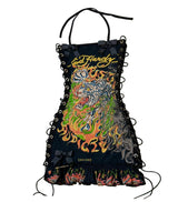 ED HARDY TIGER BLACK DRESS