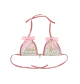 ED HARDY WHITE & PINK LOVE KILLS SLOWLY SKIRT SET