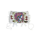 ED HARDY WHITE SKULL & FLOWER SKIRT SET