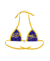 ED HARDY YELOW & PURPLE SIGNATURE BIKINI