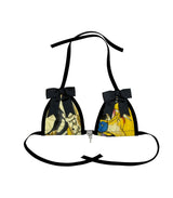 ED HARDY YELLOW & BLACK SKULL SET