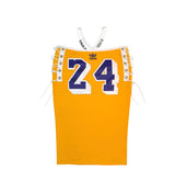 LAKERS YELLOW MIDI SKIRT SET