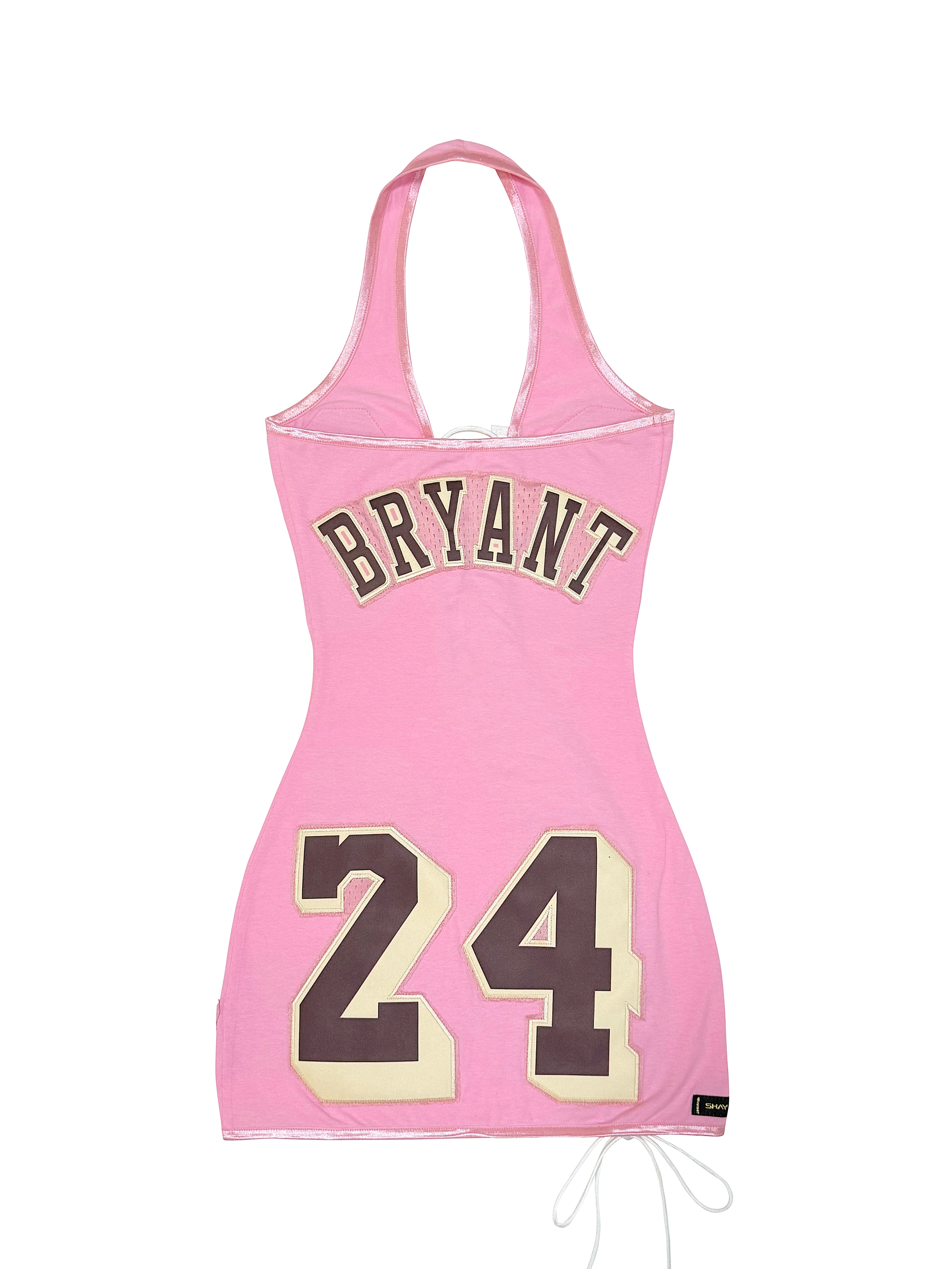 LAKERS LACE-UP PINK DRESS