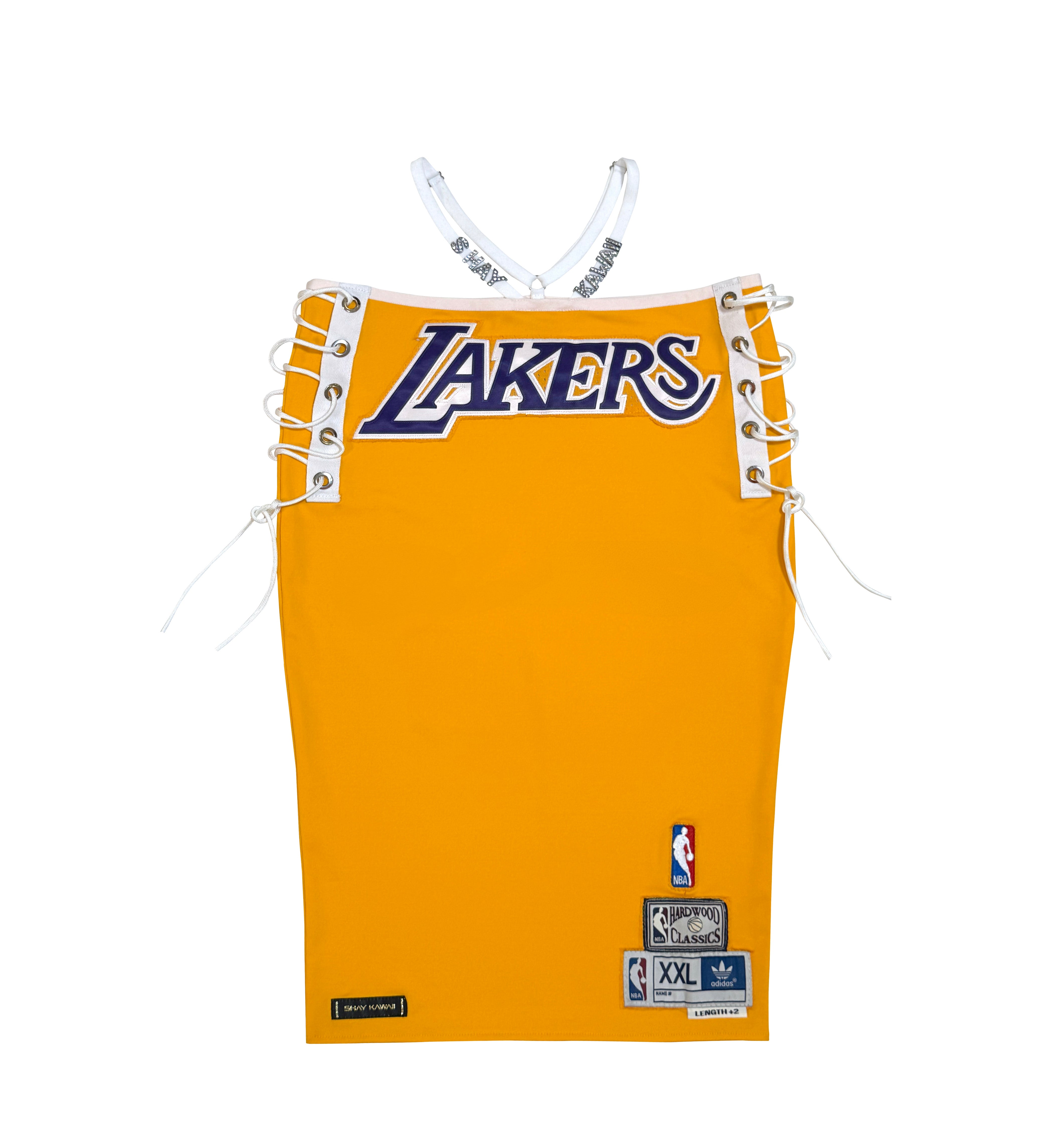 LAKERS YELLOW MIDI SKIRT SET