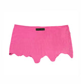 LIL KIM SUEDE BIKINI SKIRT SET PINK