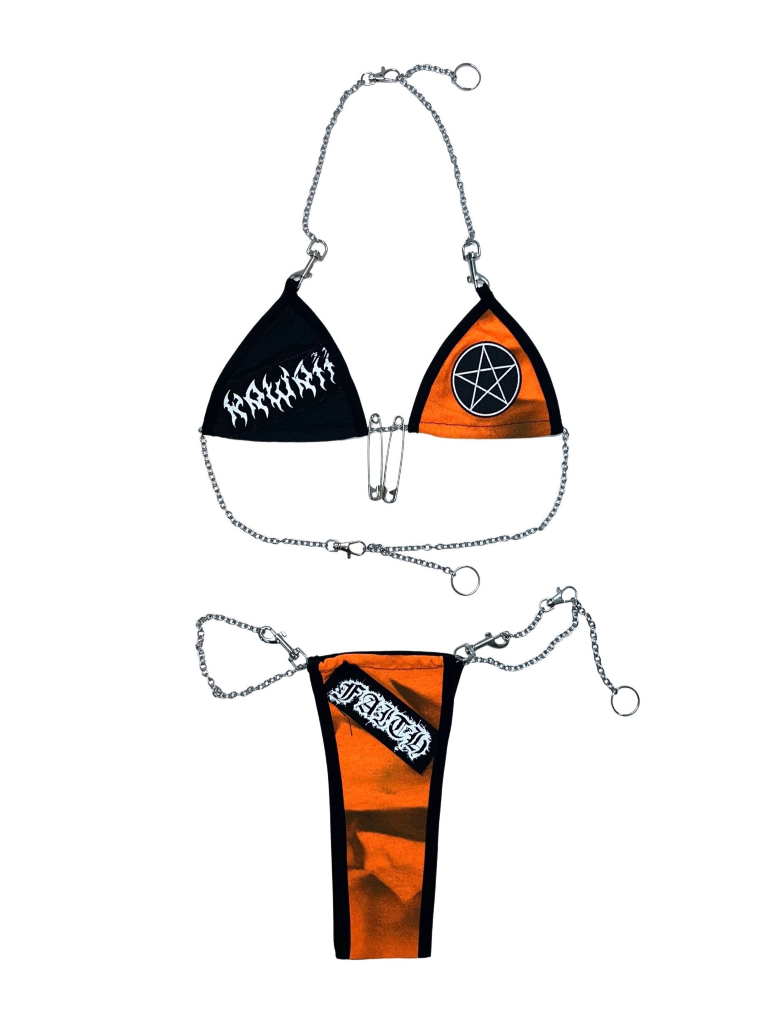 TWO TONE MAVERICK BIKINI (PENTAGRAM)