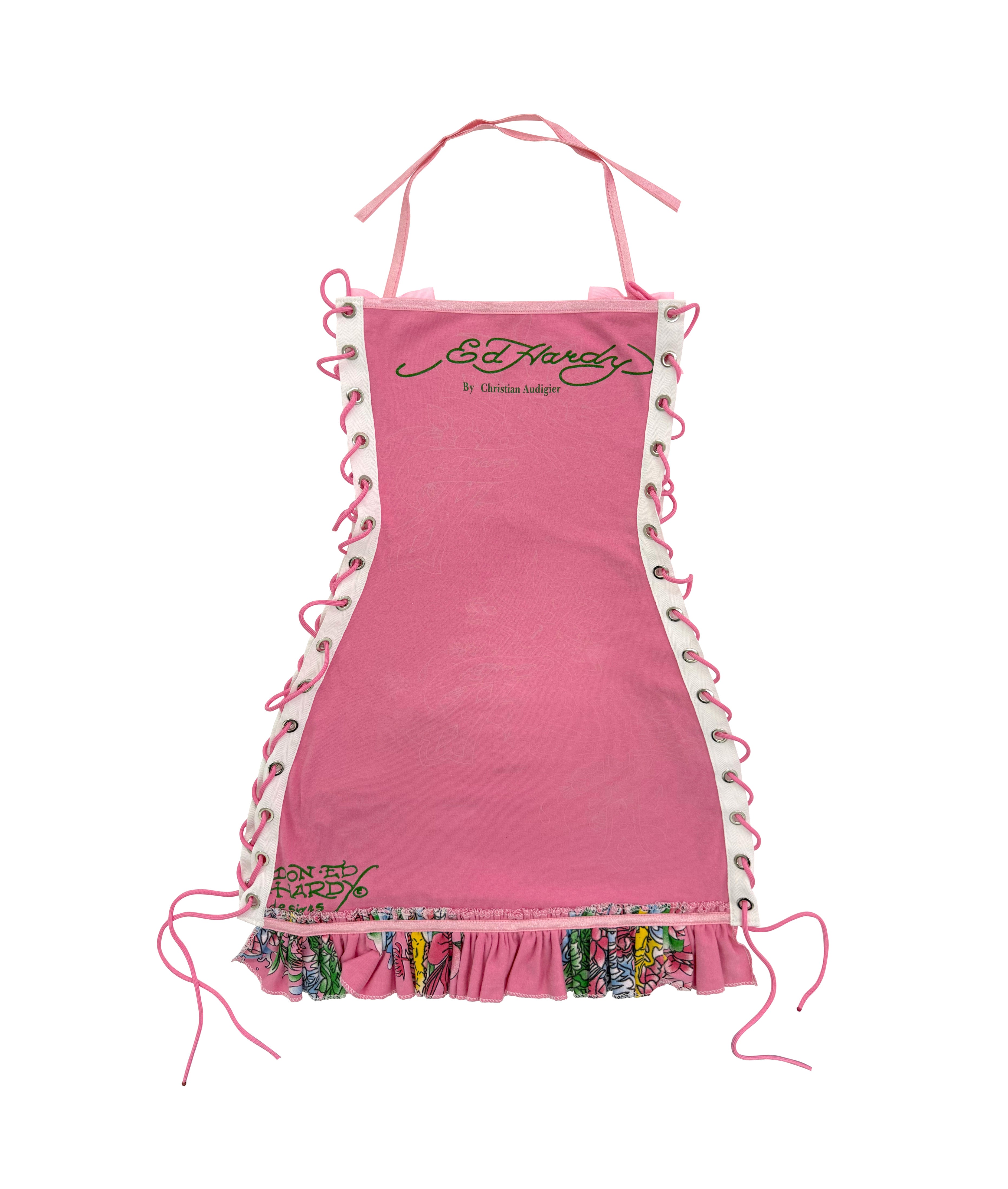 ED HARDY PINK MERMAID DRESS