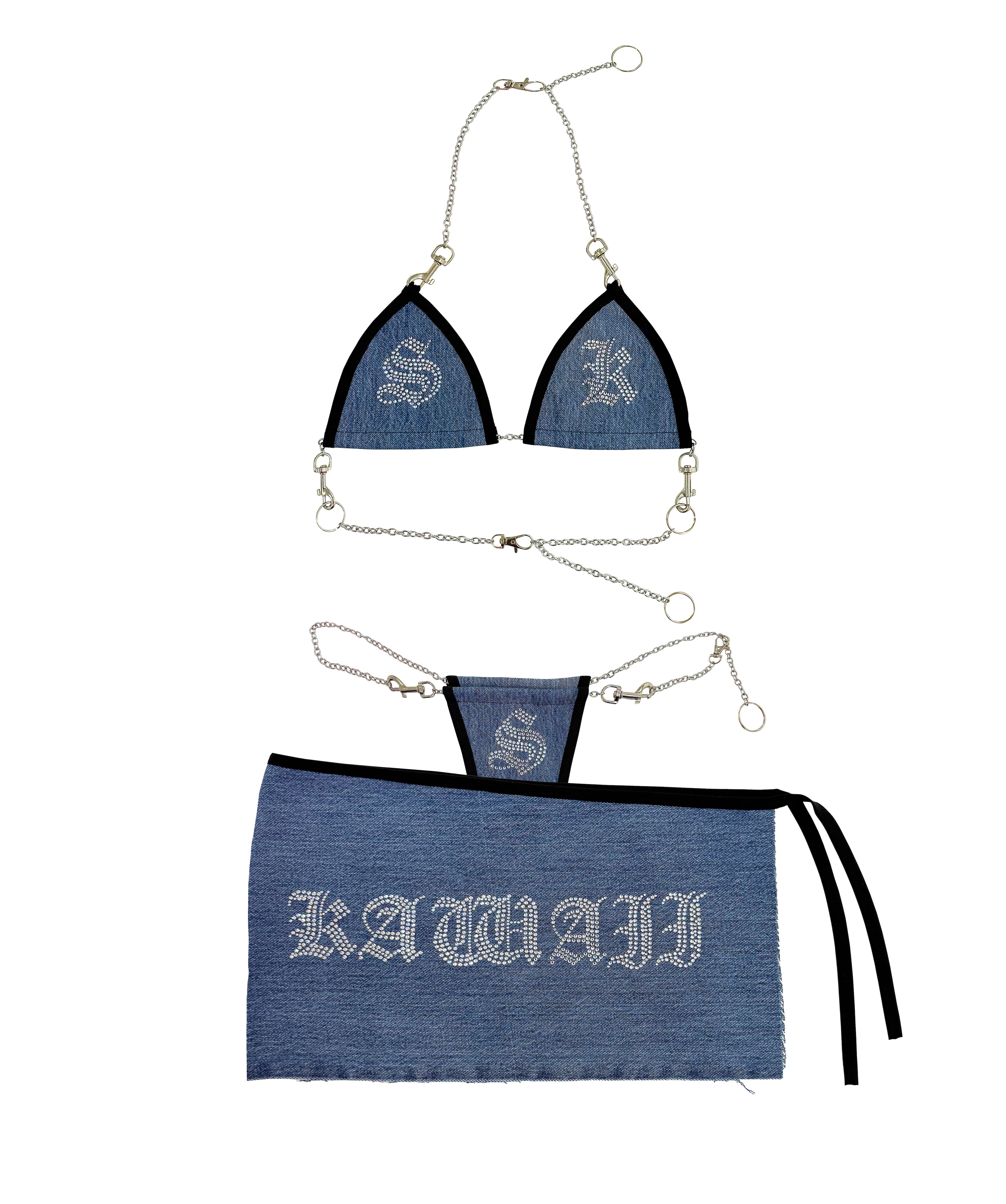 RTS REBEL DENIM SET // SIZE A/B CUP SMALL