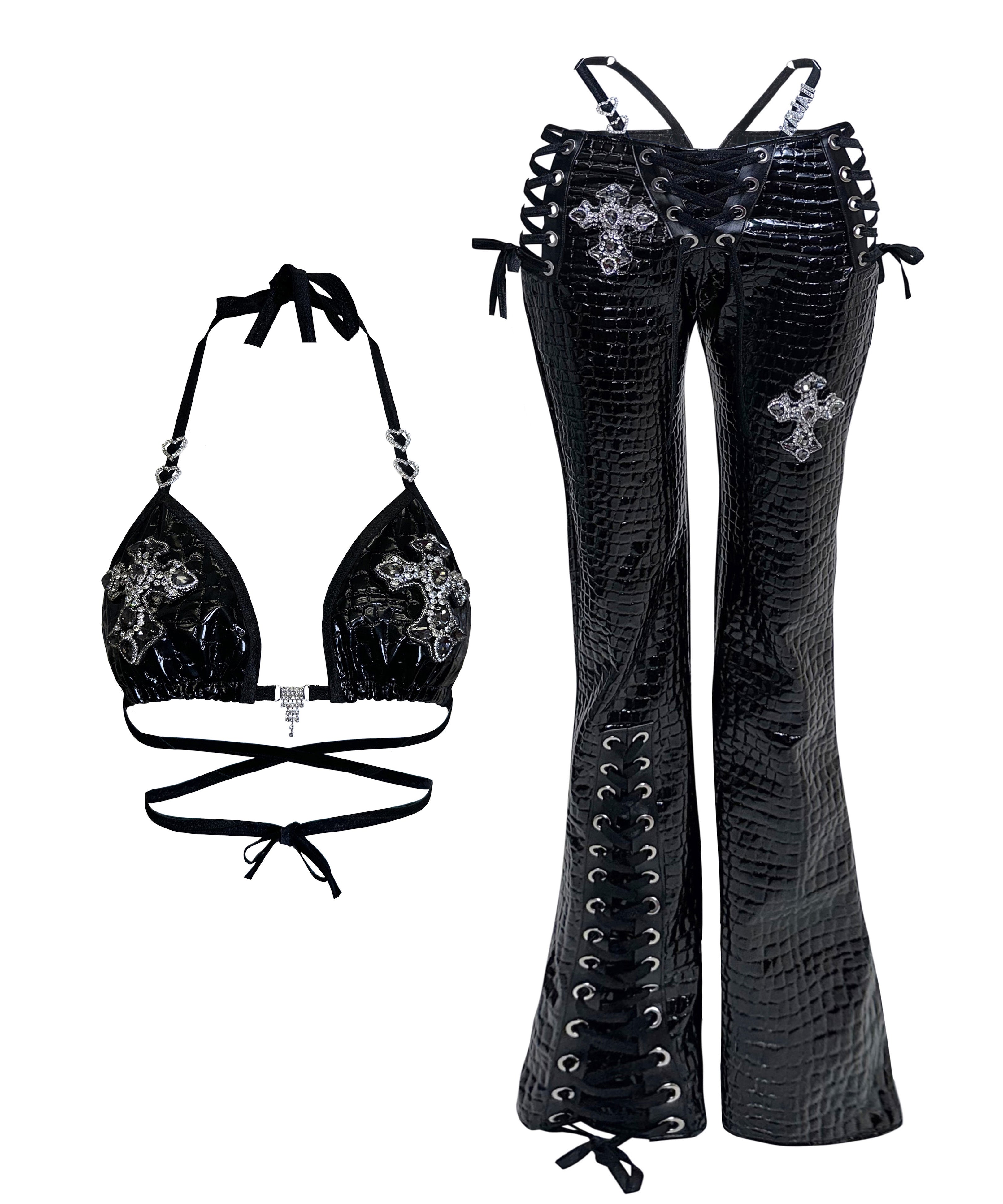 CROSS RHINESTONE (BRA ONLY)