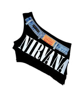 NIRVANA ASYMMETRICAL TOP