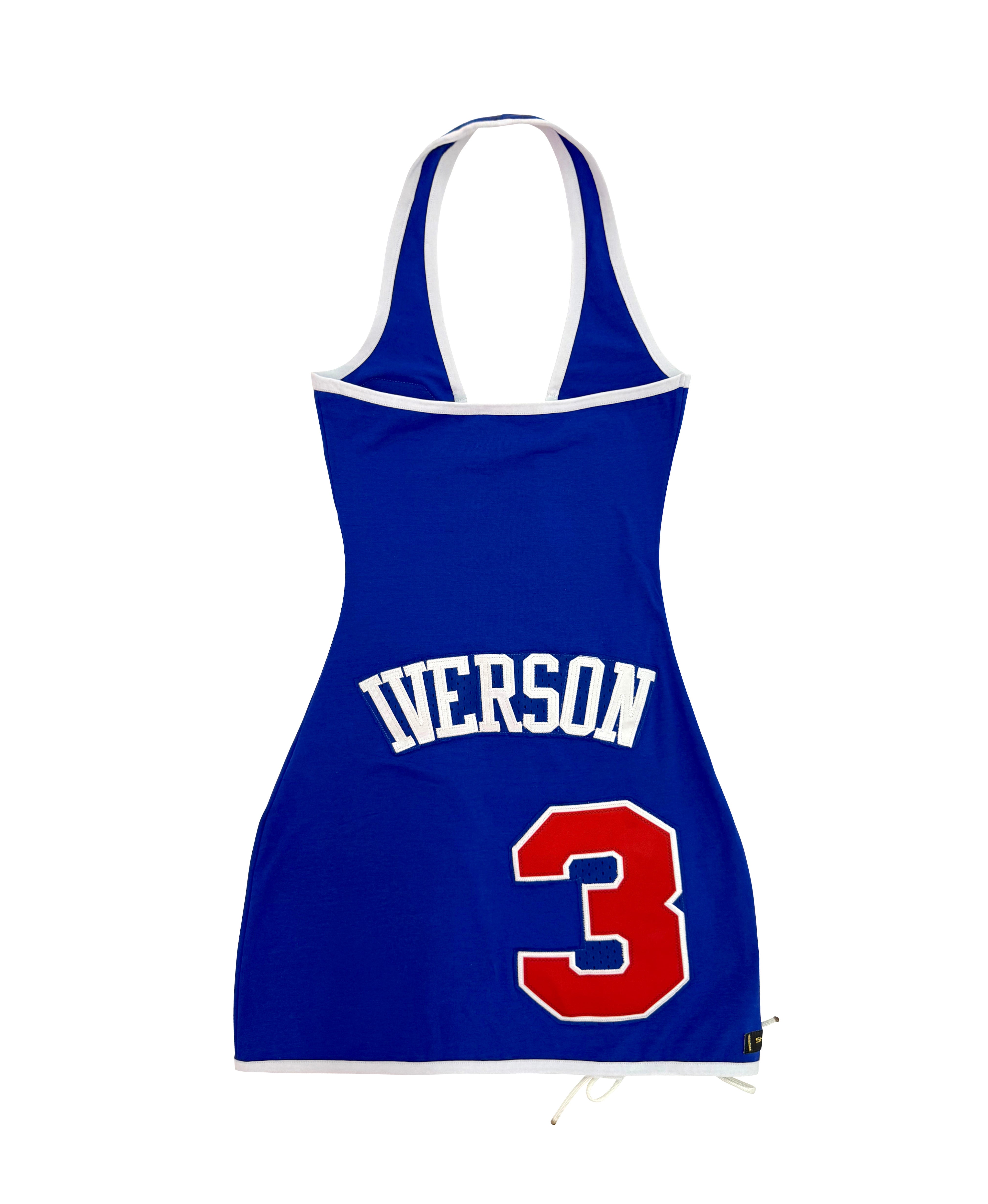 PHILLY SIXERS LACE-UP DRESS BLUE
