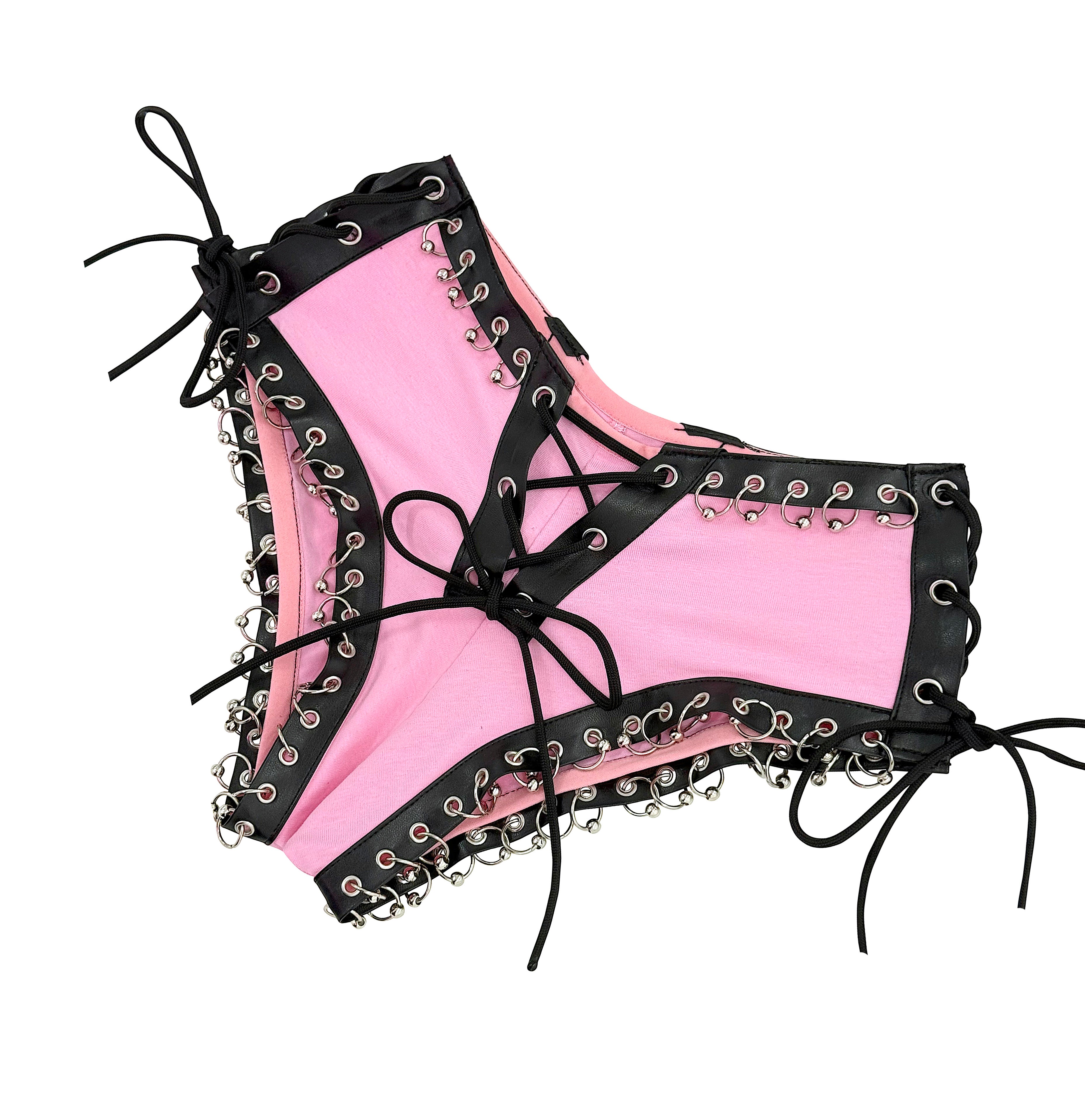 PIERCED DOLL MINI SHORTS