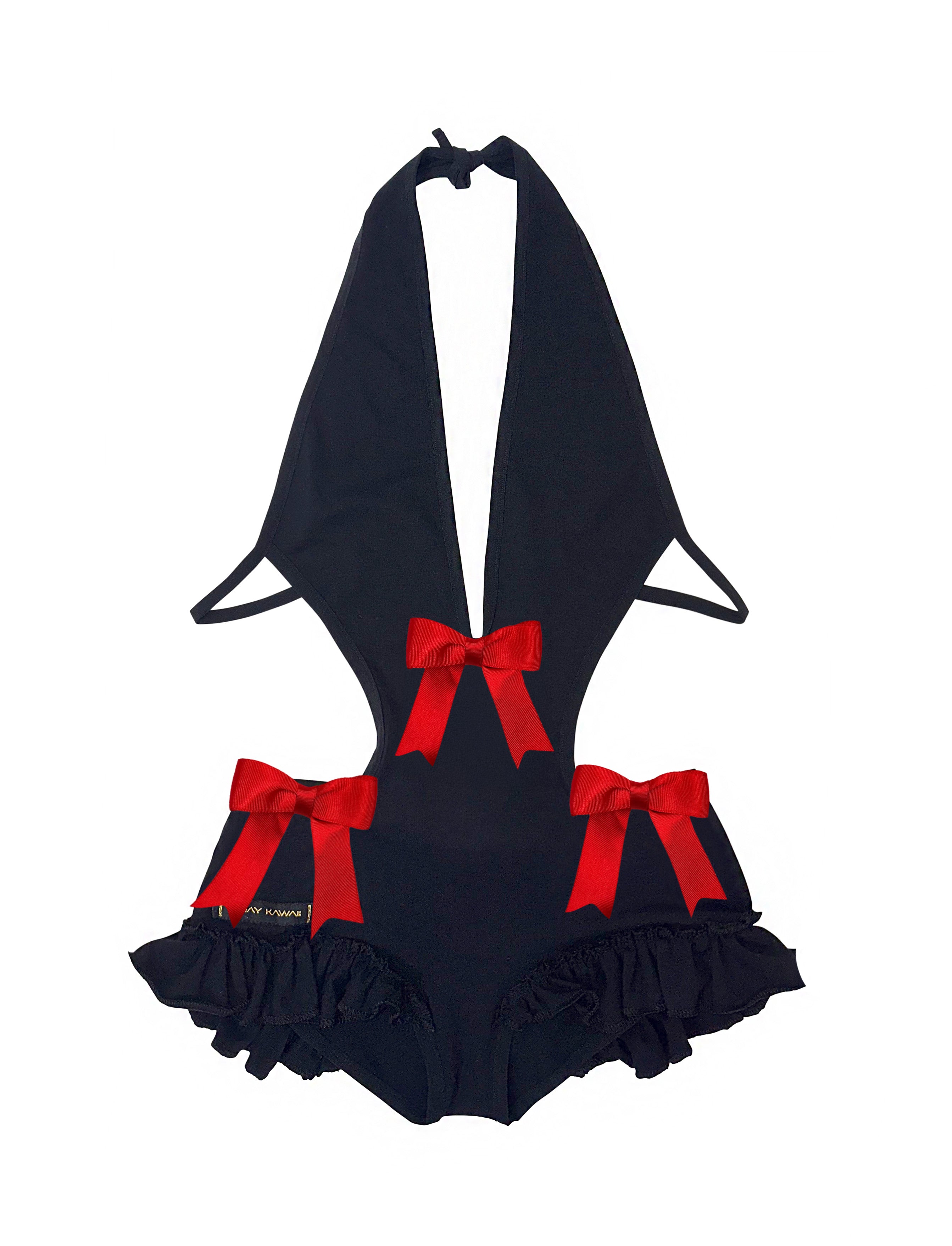 RTS PRALINÉ BOW ROMPER // SIZE SMALL