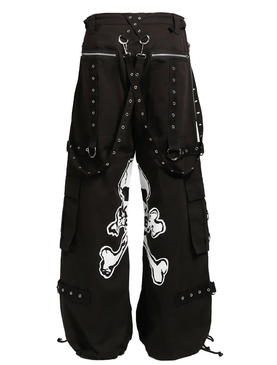 MEGA WHITE SKULL PANT by TRIPP NYC shaykawaii