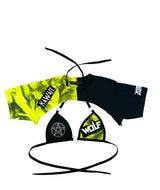 TWO TONE CROP TOP SET (PENTAGRAM)