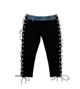 PANTALON CAPRI EN DENTELLE AN 2000