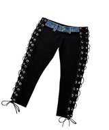PANTALON CAPRI EN DENTELLE AN 2000