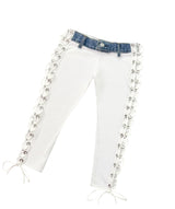 PANTALON CAPRI EN DENTELLE AN 2000