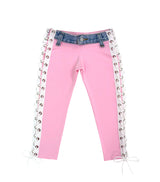 Y2K CAPRI LACE PANTS