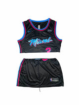 MIAMI HEAT JERSEY SKIRT SET