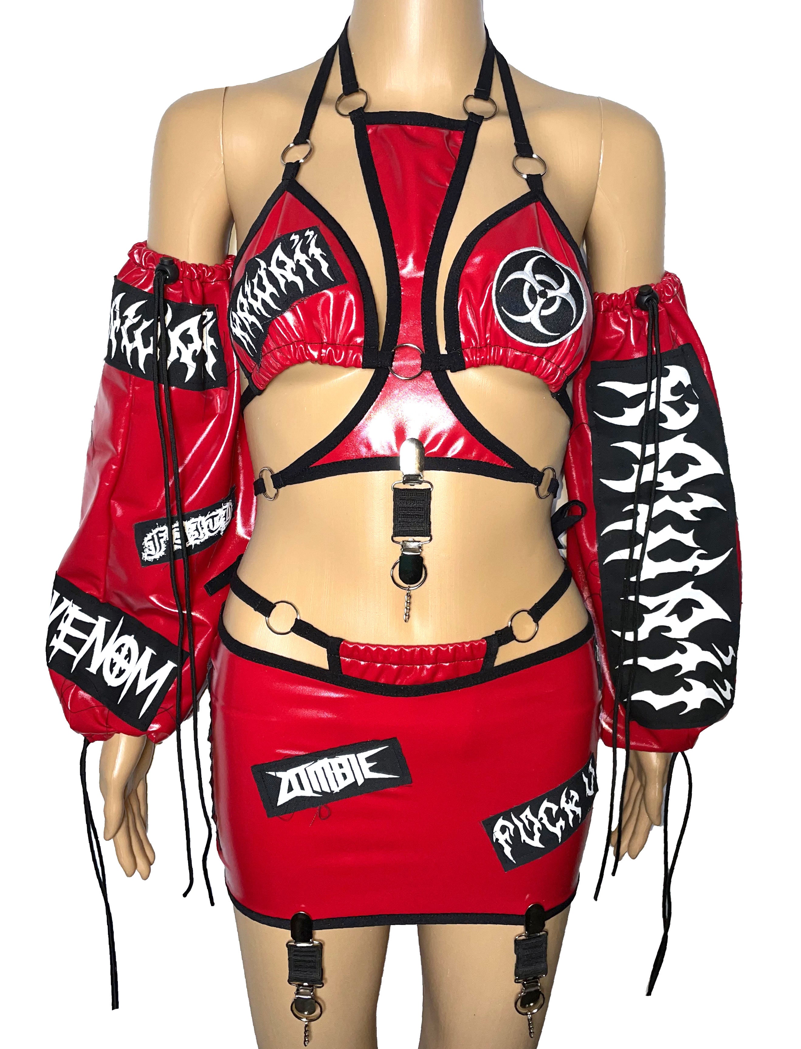 THE "FIFTH ELEMENT" FAUX LEATHER  SET multicolor