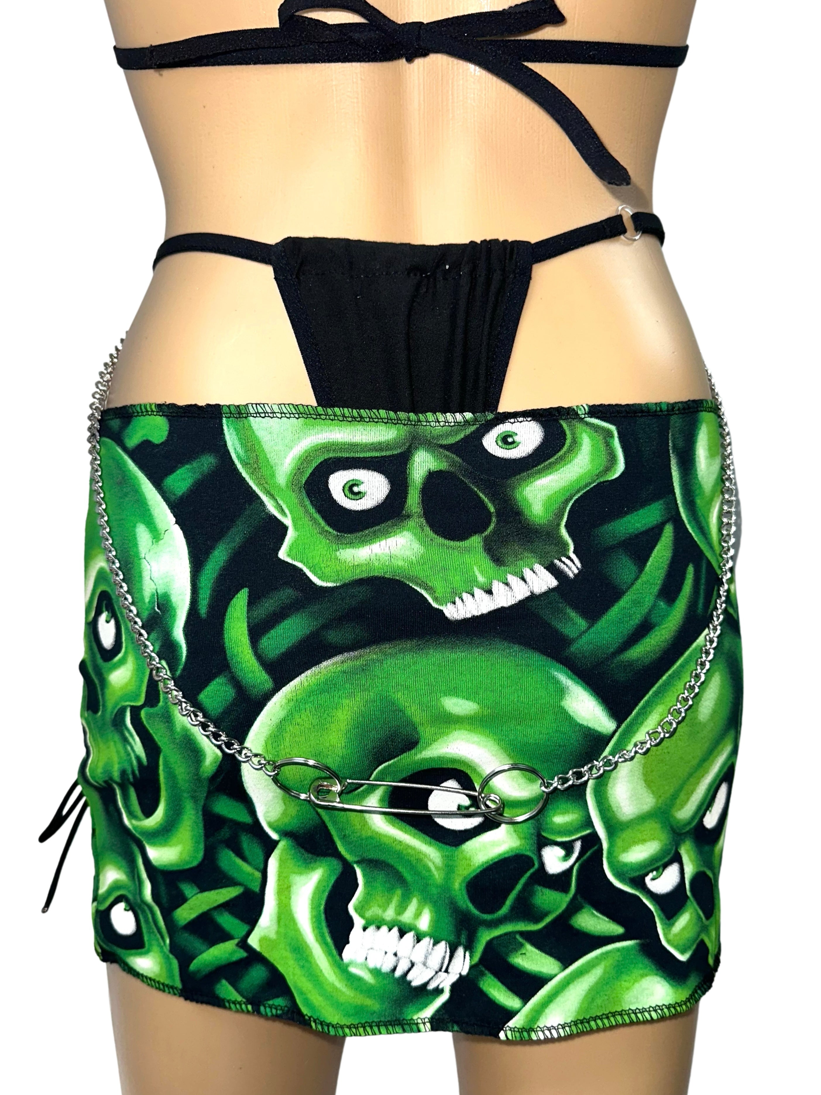 JUICY J SKULL SKIRT SET