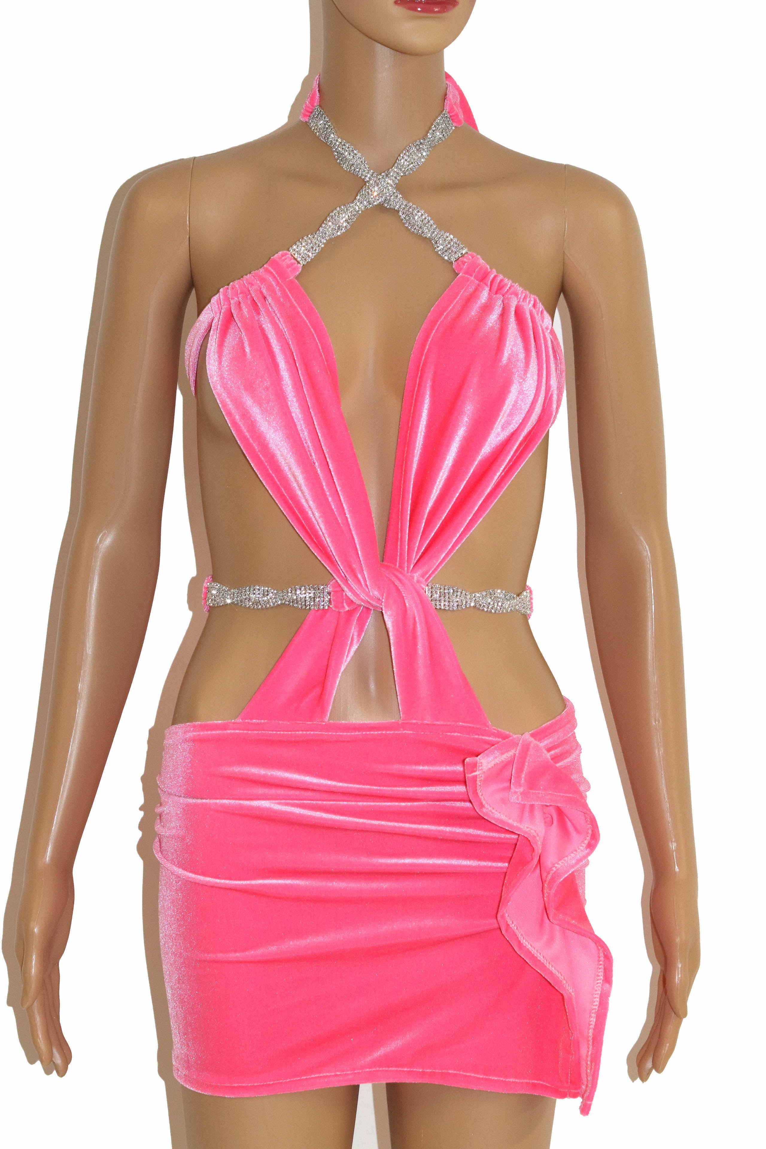 THE " VELVET QUEEN " DRESS