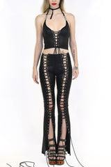 THE "COYOTE UGLY " LACED'UP PANTS