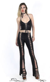 THE "COYOTE UGLY " LACED'UP PANTS