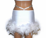 "SNOW QUEEN " FEATHER SKIRT (ONLY)