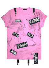 "SUSPENDER TIE DYE" T-SHIRT/DRESS