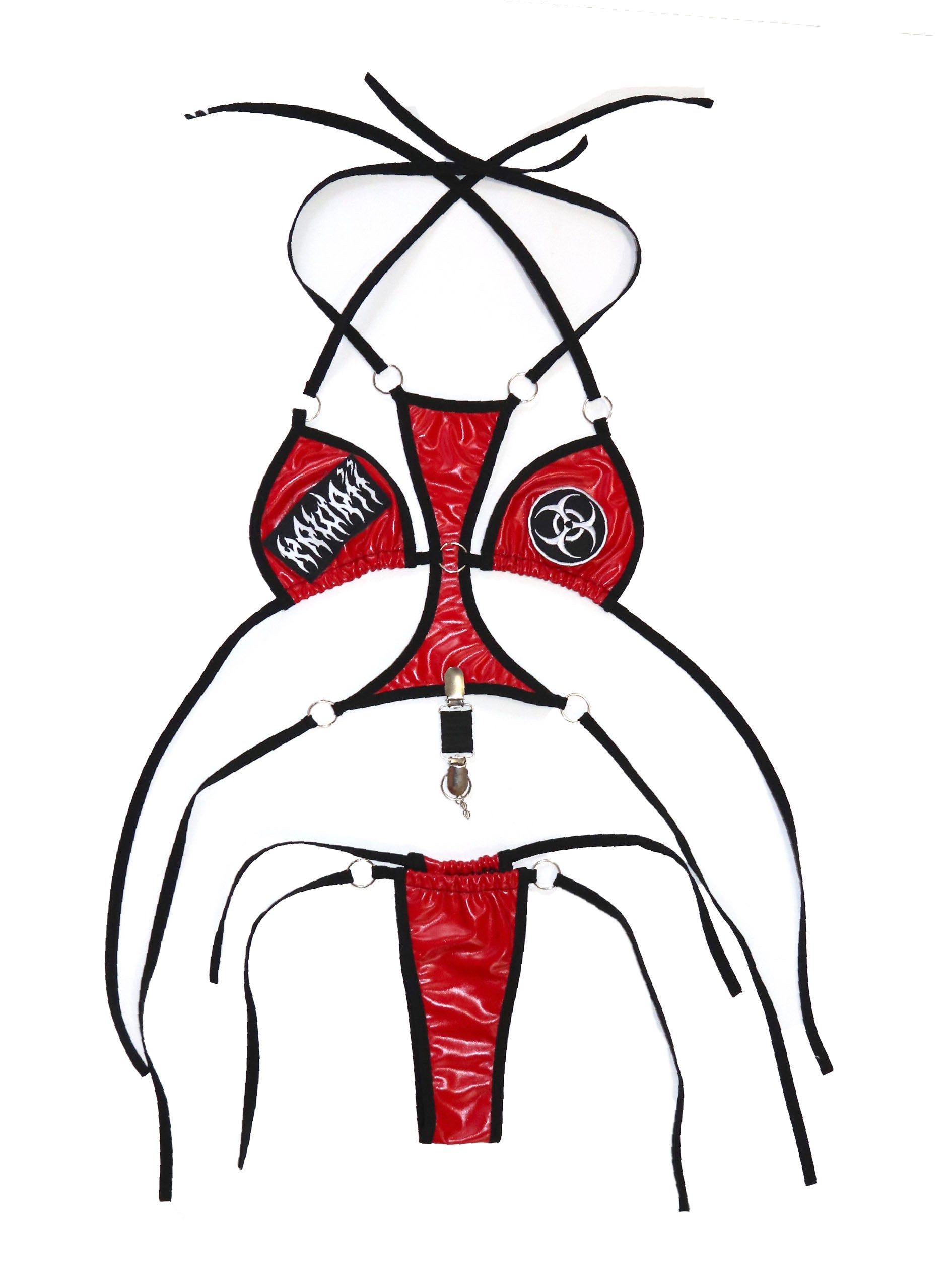 THE "FIFTH ELEMENT" FAUX LEATHER  SET multicolor