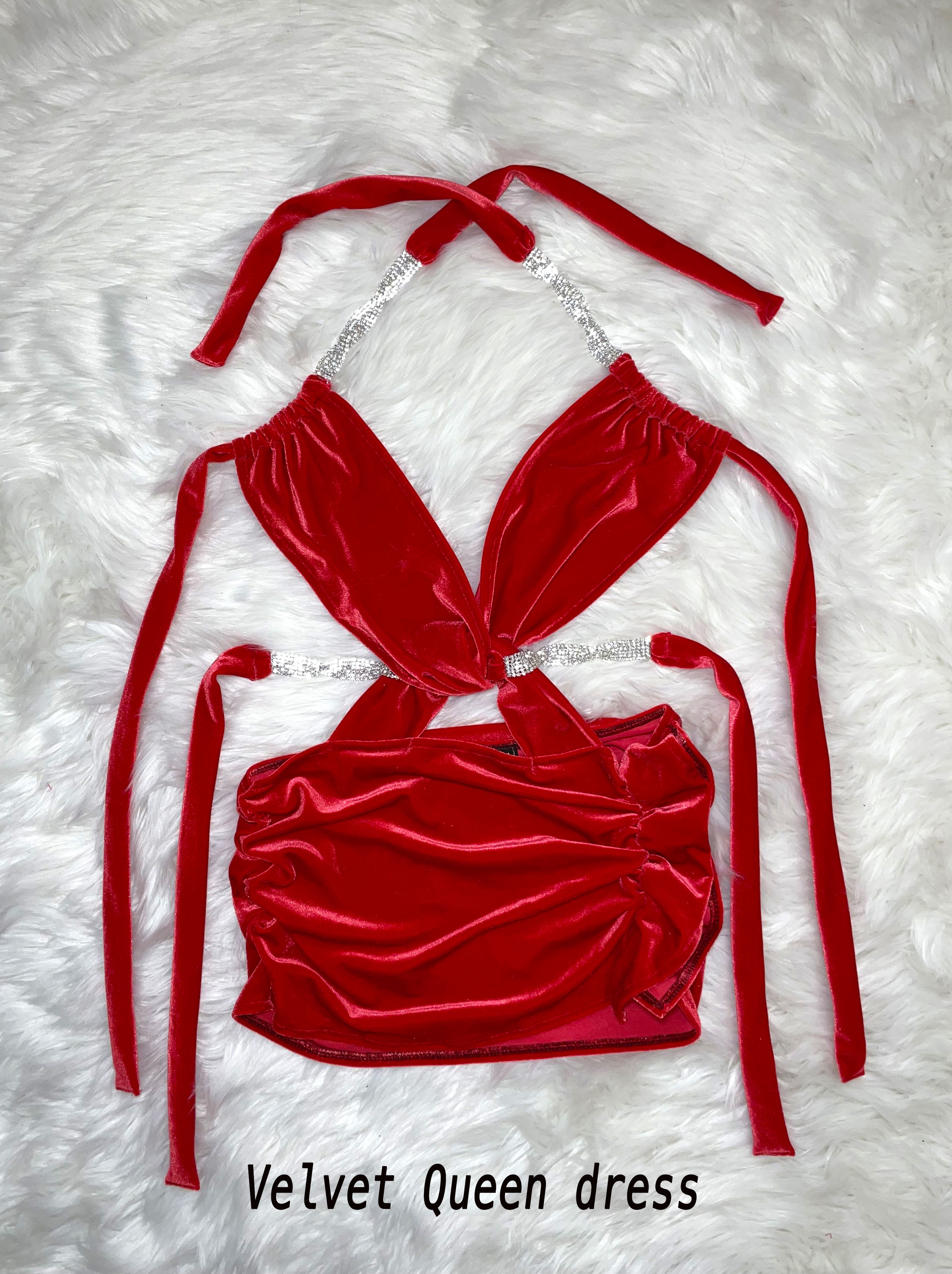 THE " VELVET QUEEN " DRESS