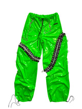 THE "DESTROY" SAFETY PINS VINYL PANTS