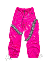 THE "DESTROY" SAFETY PINS VINYL PANTS