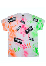 "TRASH" T-SHIRTS in neon green/orange/pink