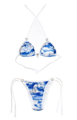 THE " CLOUD9 BIKINI " pink/blue